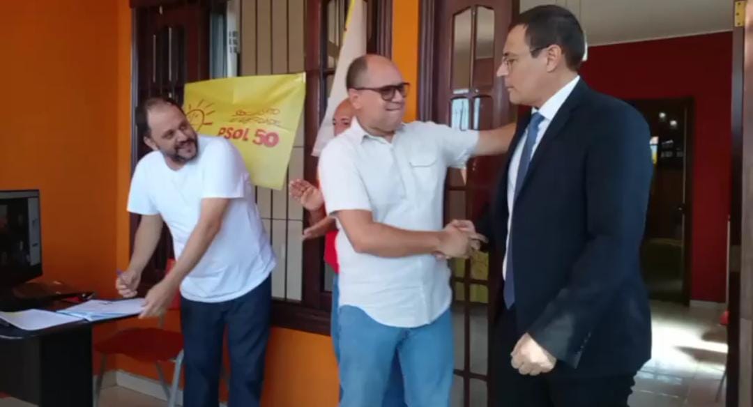 PSOL é o primeiro partido do Acre a oficializar candidaturas: Nilson para governador e Sanderson ao Senado